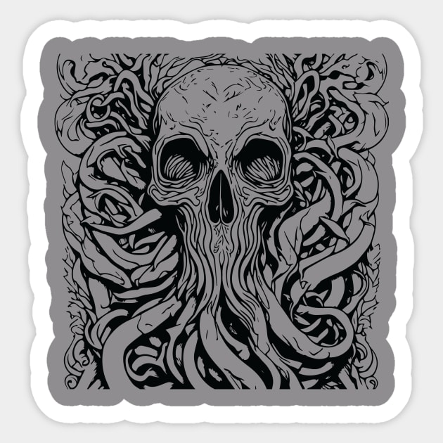 octopus metal design Sticker by lkn